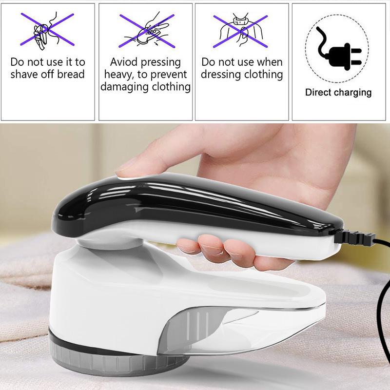 High-Power Six-Blade Electric Lint Remover for Clothes and Blankets