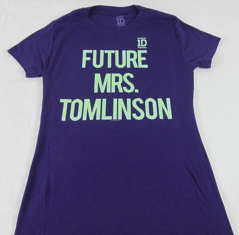 Juniors NEW Purple One Direction 1D Future Mrs. Tomlinson Louis T-Shirt XS S M Unisex T-Shirt XXL