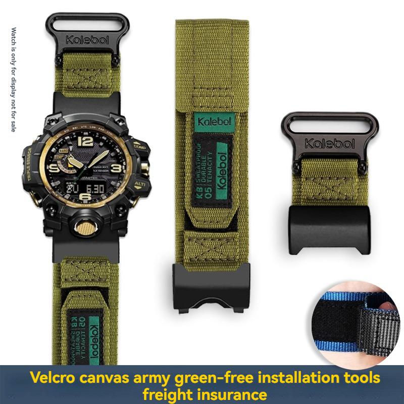 Pro Casio G-SHOCK mudmaster GWG-1000/GB série sportovní horolezecký nylonové plátno řemínek k hodinkám pro muže příslušenství náramek