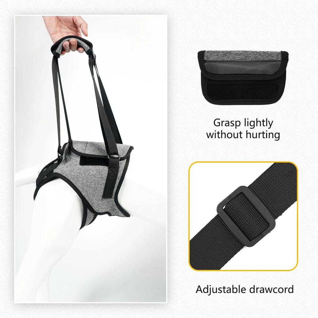 Dog Lift Harness for Large Dogs Soft Padded Adjustable Pet Rear Leg Support for Old Disabled Joint Injuries Dog Back Leg Sling