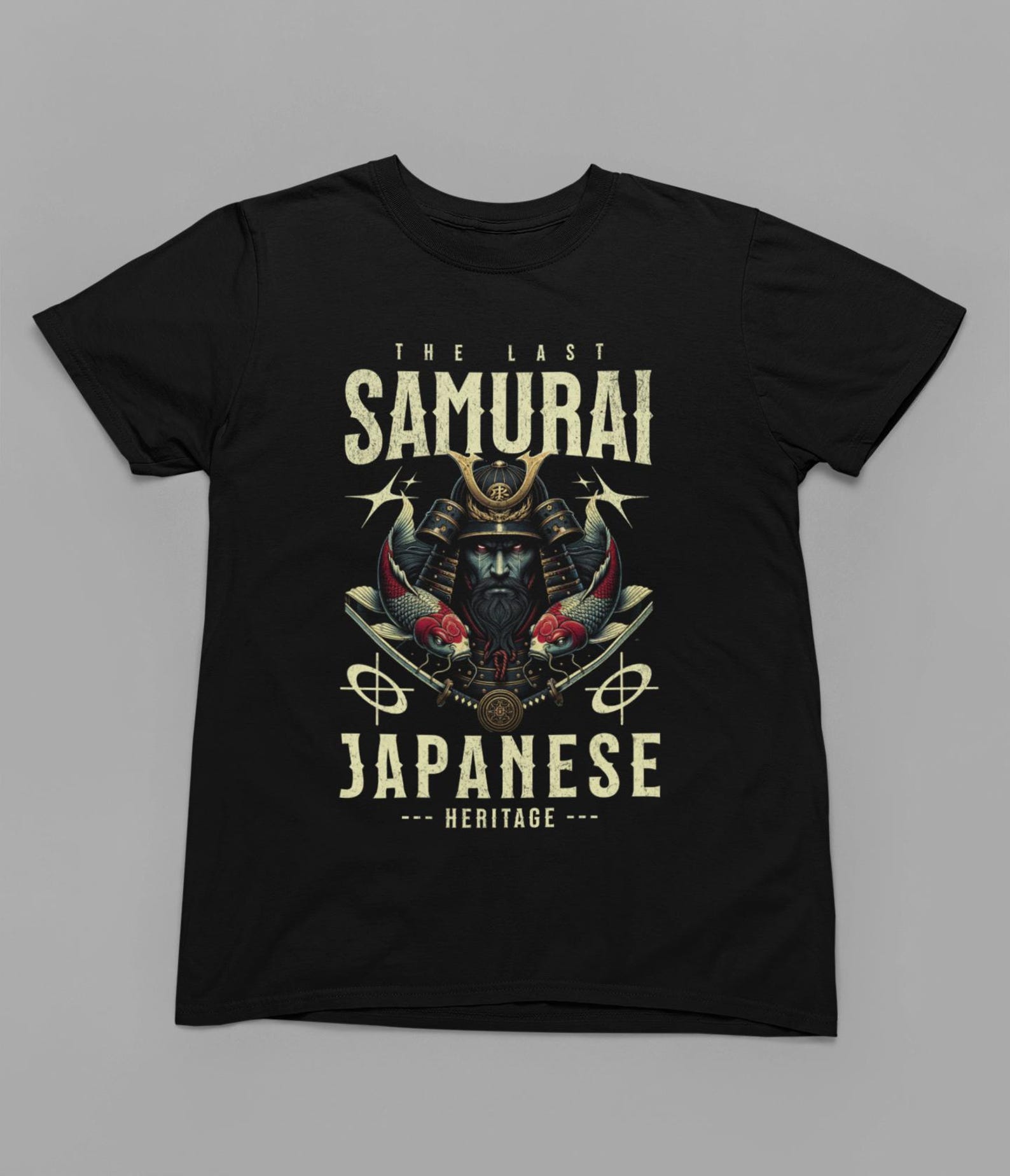 The Last Samurai Shirt, Japanese Warrior T Shirt, Bushido Graphic Tee, Japanese Heritage Shirt, Katana Samurai Gift, Japan Streetwear M