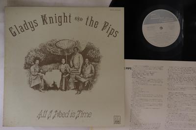 LP-skiva GLADYS KNIGHT THE PIPS All I Need Is Time SWX6040PROMO TAMLA MOTOWN 1973 Japan SoulFunk Begagnad