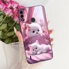 For ITEL A48 Cute Flower Butterfly Cat Painted Case For Itel A48 Black Silicone Soft Phone Cases