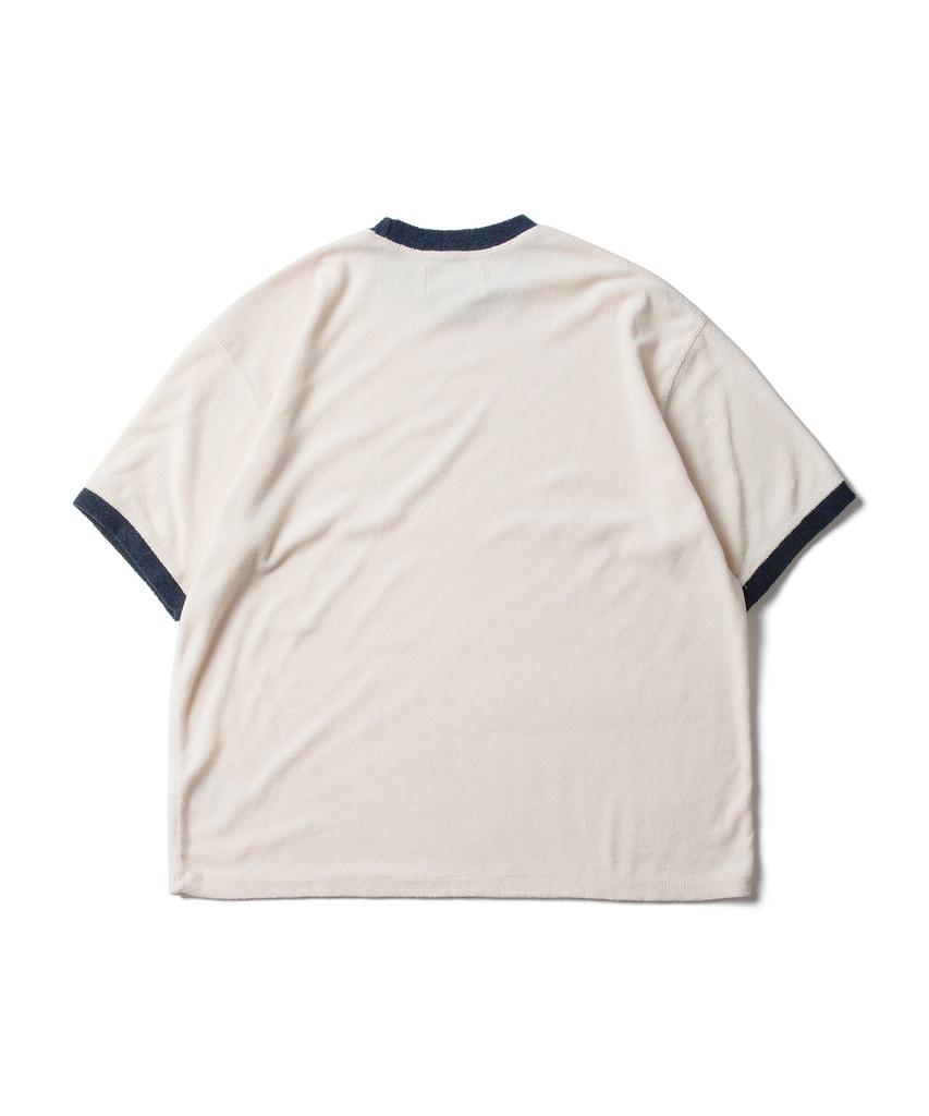 AMFEAST 70 Terry Ringer T-Shirt Navy