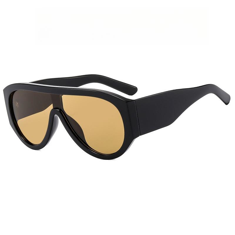 

Oversized One-piece Retro Women s Fashion Sunglasses New Ins Trend Cool Suitable for Street Party Accessories