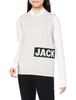 Jack Bunny Knit Jersey with JQ Size Size Small Women's Vest, 12G3P, Bag, 263-2273846, 030_White,