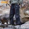 Jeep JEEP Men's Work Pants Autumn Winter Casual Paratrooper Sports Outdoor Trousers Black L