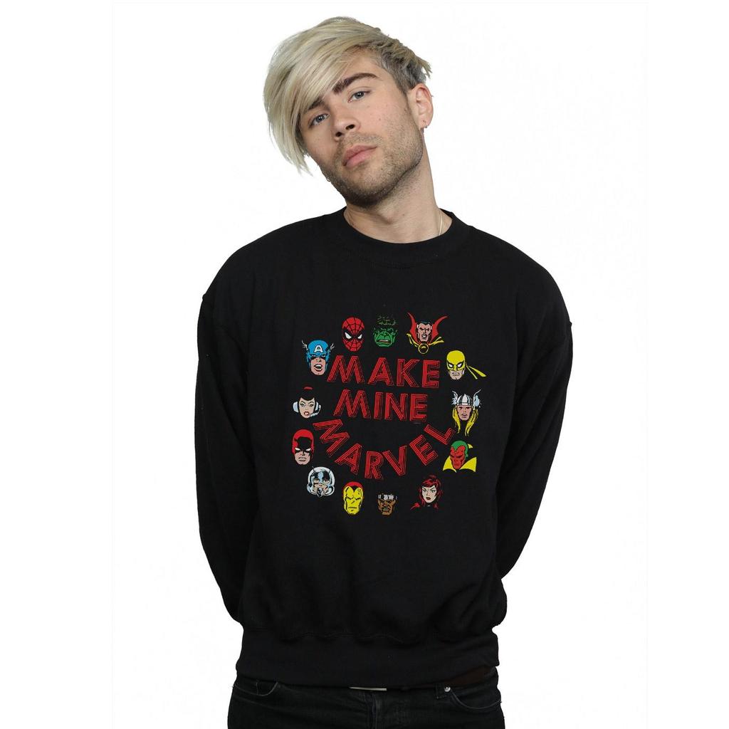 Marvel Mens Make Mine Marvel Sweatshirt