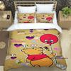 Pooh Bear Cartoon-themed Bedding Sets, Including Single, Double, King, and Queen-size Beds, Bedding Sets, and Adult Bedroom Duve