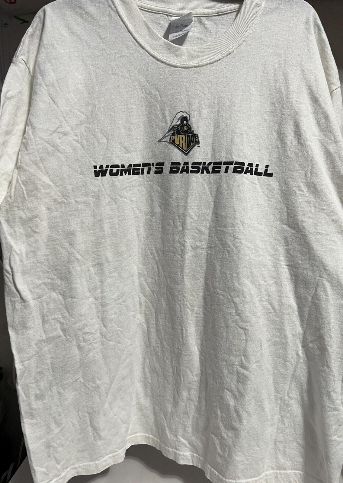 Purdue University Boilermakers Womens Basketball Vtg T Shirt Size XLarge S