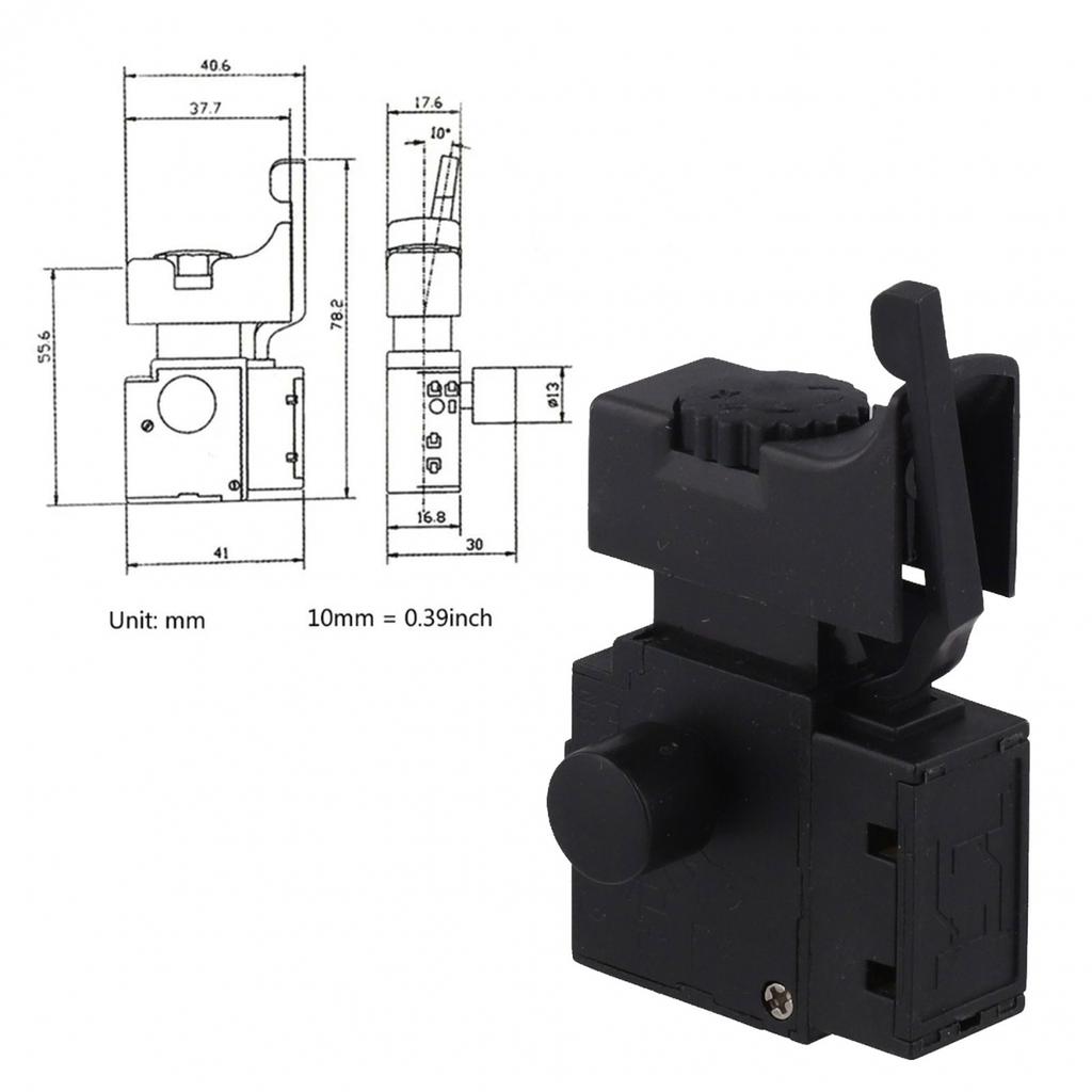 Trigger Button Switch 6A 250V Accessories Electric Drill