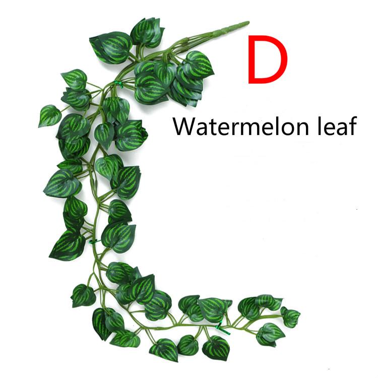 

Поддельная лоза, растение, шелковая ширма, лиана, зеленый, зеленый лист, настенный подвесной плющ, имитация ротанга, ротанга, модный тренд, новинка D-watermelon