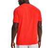 Under Armour Training Sports Slim Fit Crew Neck Fitted Straight Short Sleeve T-Shirt Men Tops Phoenix-Fire-Red 1366150-296
