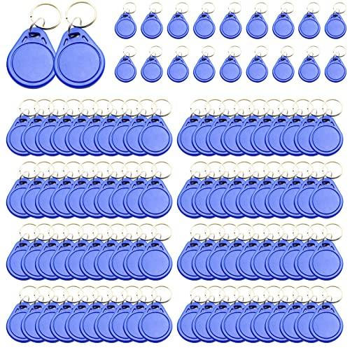 RFID Key Fob: 100 Pack 13.56 MHz NFC Tag UID Changeable Rewritable Keychain for Access Control Systems Hotel Locks Campus Entry Parking Entry
