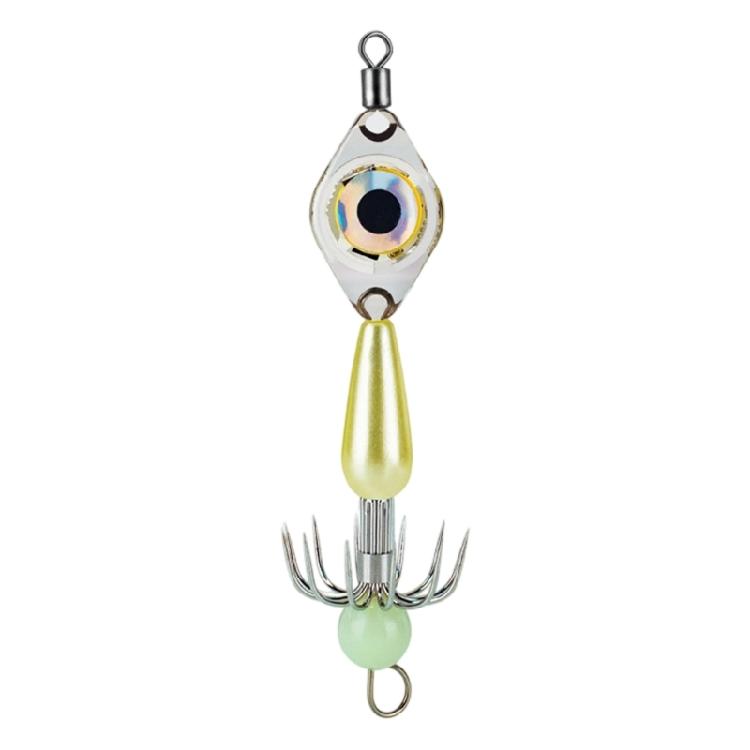 Professional Grade Octopuses Fishing Rigs Double Umbrellas Hook LED Light weight Construction Saltwater Durability