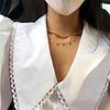 Custom Letter Pendant Necklace Gold Tone Stainless Steel Choker Tiny Letters Charming Personalized Name Necklaces Girl Jewelry Women Giveaway