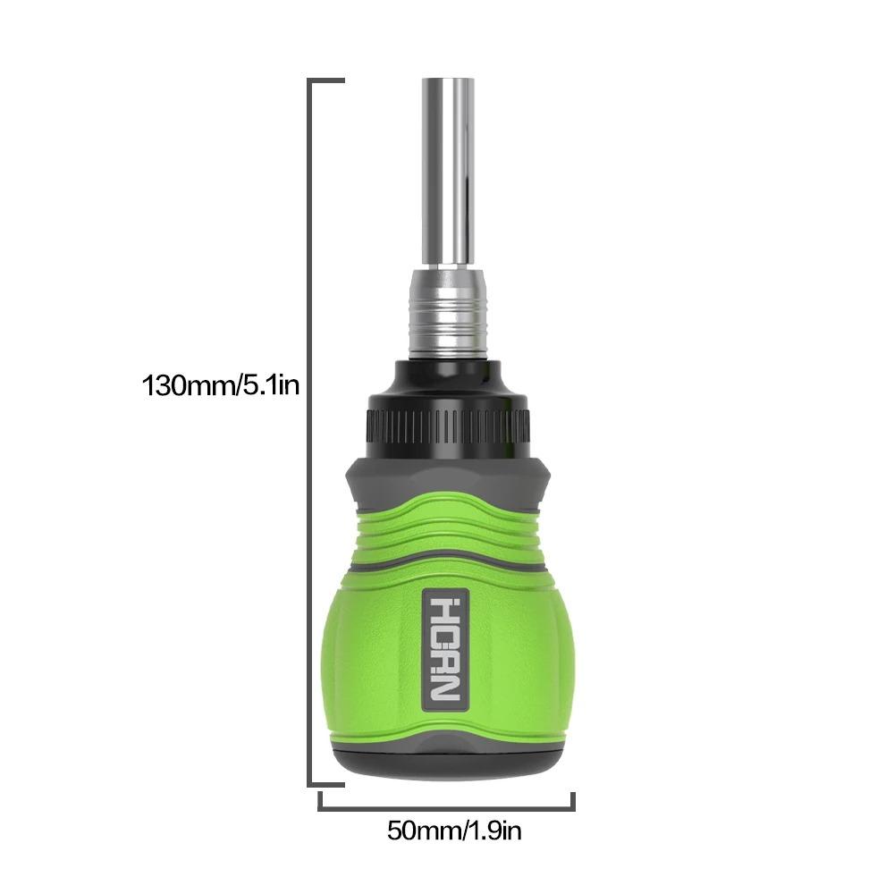 1set 11-in-1 Ratchet Screwdriver Set, Precision Multi-bit Ratchet Screw Drivers, Slotted/Philips/Pozi/Torx Home Repair Tools