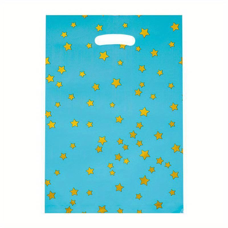 

20 шт. Подарочные пакеты Пятиконечная звезда Украшение для вечеринки Пакет из алюминиевой пленки Пакет для конфет День рождения Свадьба Банкет Подарочный пакет циан