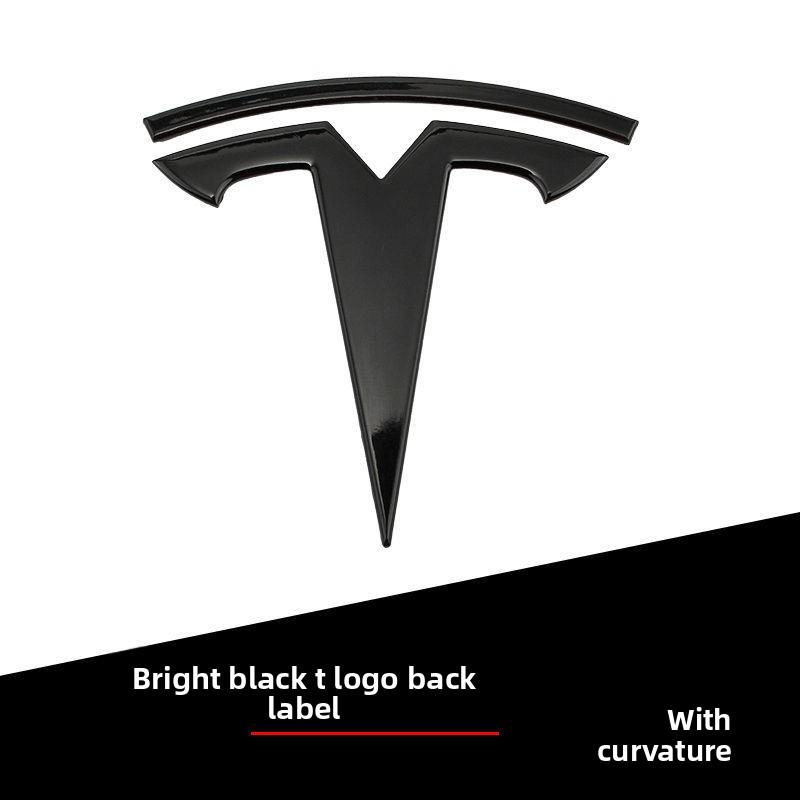 SGJPH1 For Tesla Model 3 Model Y Car Logo Badge Hood Front Grille Rear Trunk Decoration Sticker Accessories Cybertruck Roadster SpaceX