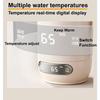 Xiaomi 400W Electric Water Cup Portable Temperature Control Electric Kettle 304 Stainless Steel Thermos Cup Travel Hot Water Cup 600ml