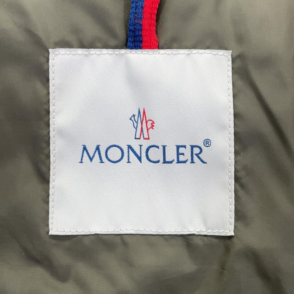Moncler DUPRES GILET Down Vest Jacket 1 khakiUsed