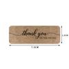 120PCS/Roll Rectangle Envelope Sealing Stationery Handmade Labels Kraft Paper Decals Thank You For Your Order Stickers Business