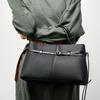 High-end genuine leather handbag for women, 2025 new spring-summer large-capacity commuter platinum bag, ladies' bag, briefcase