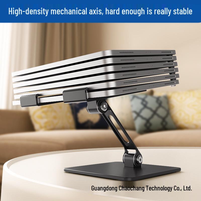 Multifunctional Cooling Stand for Tablets and Phones - All Metal Carbon Steel