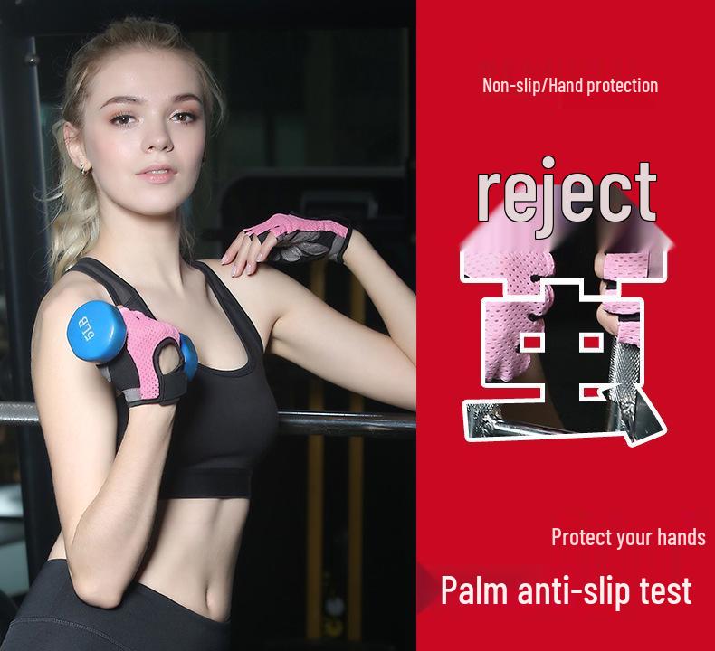 Unisex Breathable Half-Finger Fitness & Cycling Gloves - Thin, Anti-Callus for Summer Sports, Weightlifting, Pull-Ups, and Driving.