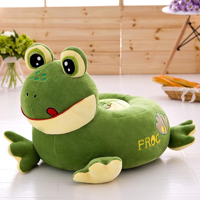 Lazy Kids' Plush Animal Sofa: Dinosaur, Giraffe, Elephant Dolls