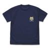 2D Tsukihime Piece of Blue Glass Neko Arc Embroidered Indigo Size S [Official] -A Moon- One-Point T-Shirt