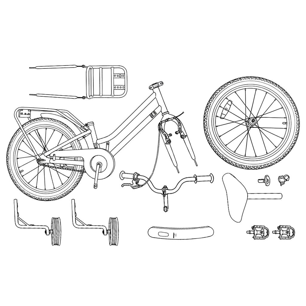 Kids  Bike 12 Inches for Ages 2 4 Dark Grey