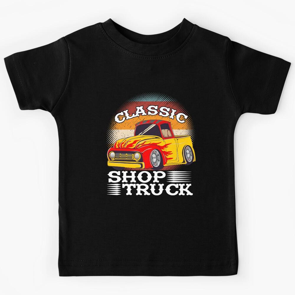 Classic Pickup Truck Customized Vintage Shop Truck Street Rod Kids T-Shirt 140