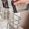 Multifunctional Kitchen Chopsticks Holder Hanging Drain Box Organizer Storage Rack Save Space Hanging Tableware Holder
