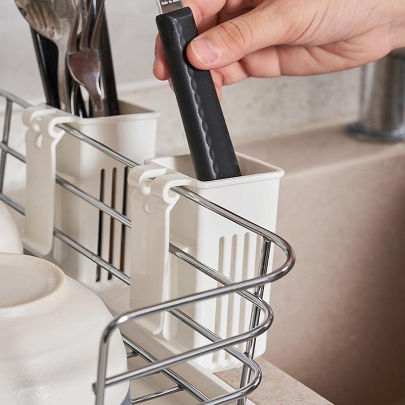 Multifunctional Kitchen Chopsticks Holder Hanging Drain Box Organizer Storage Rack Save Space Hanging Tableware Holder