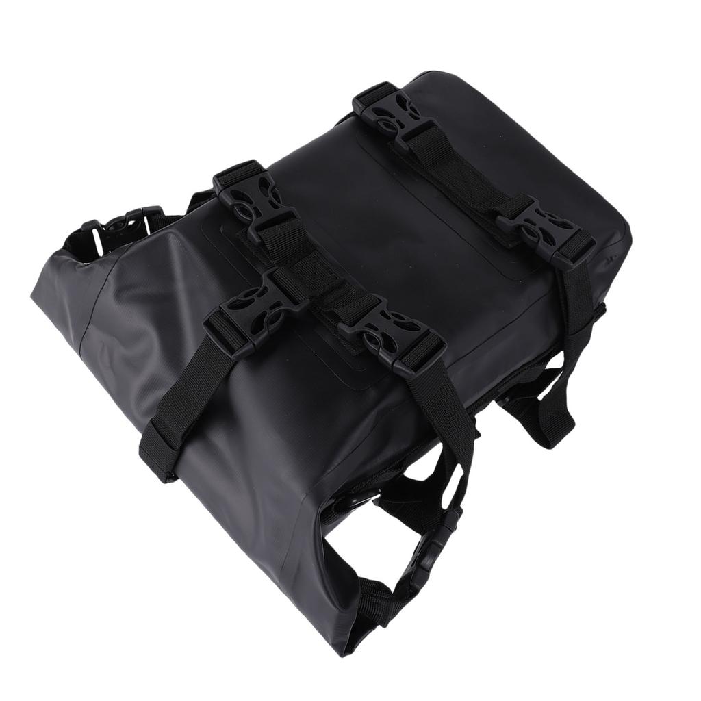 Motorcycle Bumper Bag PVC 5 To 8L Water Proof Quick Release Motorcycle Side Bag Motorbike Storage Carry Bag with Straps for Outdoor