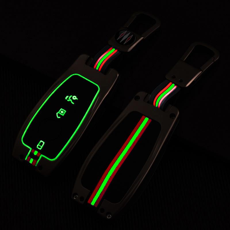 Car Key Case Cover Shell Fob for Mercedes Benz Cla250 Mercedes Benz GLS53 2019 GLS450 Maybach GLS600 2025 AMG C63S GLE 450 2020