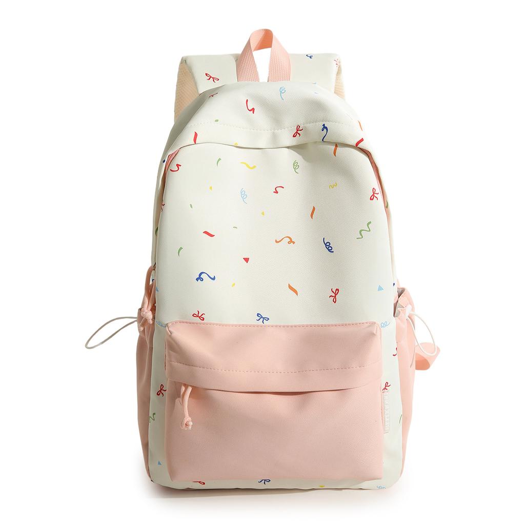 Schoolbag wholesale 1011 new student schoolbag simple Korean version backpack printing large capacity leisure travel backpack female