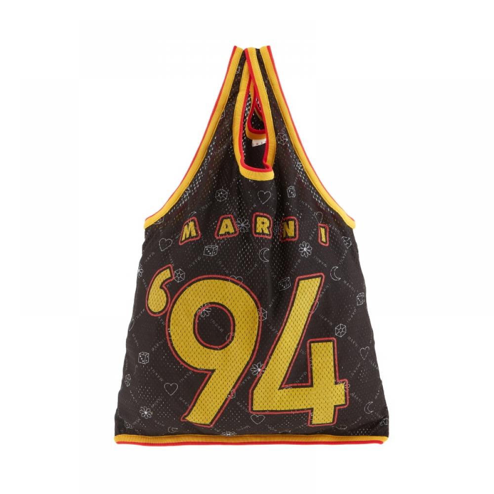 Marni Shmq0036a2 P4929 Zo429 Marni Gram Print Tank Top Shopping Tote