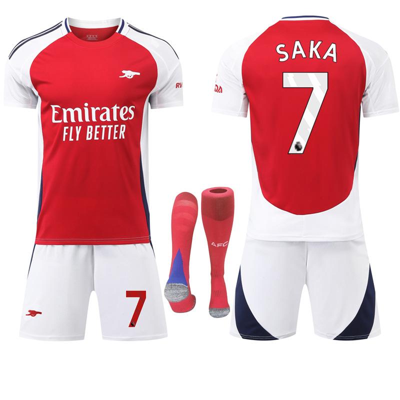2425 Arsenal Heim Rot Erwachsenen- und Kinder-Fußballset