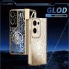 Magnetic Snap-on Case OPPO Find N2 Foldable Phone Electroplated PC Shell With Shockproof Full Coverage