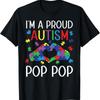 I'M A Proud Autism Pop Awareness Day Grandson Boy T Shirt