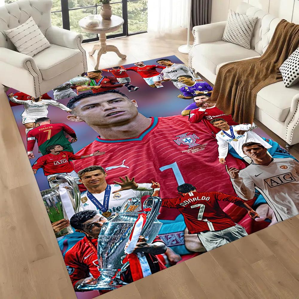 Cristiano Ronaldo Area Rug Perfect For Living Rooms Entryway Game Room Foyer Antislip Rug Anime Office Decor Perfect Birthdaychristmas Gift Idea