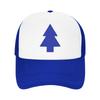 Cartoon Dipper Pines Pine Tree Trucker Hat Sport Mesh Baseball Cap Snapback Cap Fall Hats Sun Hats Breathable Trucker Cap Summer