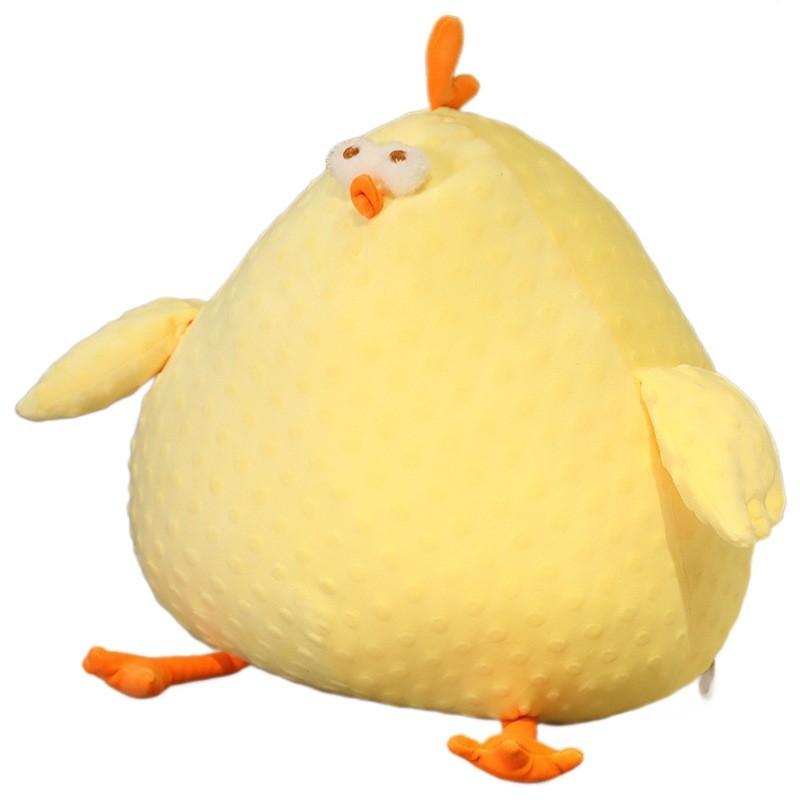Duddun Chicken Plush Toy Cute Feather Filling For Kids Bedroom Decor Gift