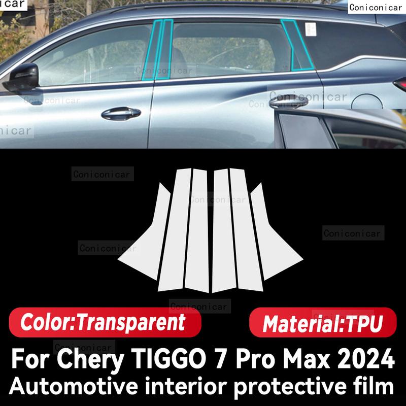 For CHERY TIGGO 7 PRO Max 2024 TPU Car Interior Protection Film Sticker trument Center Control Navigation Screen Panel