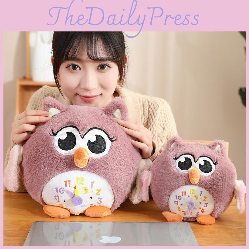 Cute Owl Plush Toy Short Plush Stuffed Animal