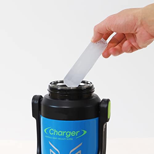 PEARL METAL Ice Tray, Extra Thick Stick Ice Maker with Lid, Easy To Remove Ice, Made In Japan, Gray, Cold Club, D-6653