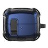 For Samsung Galaxy Buds3 Pro/Buds3 Case TPU+PC Earphones Cover with Lock Switch Carabiner Phone Stand