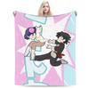 Anime Ranma And Akane Tendo Blanket Fleece All Season   Multifunction Ultra-Soft Throw Blankets for Bed Travel Bedspread